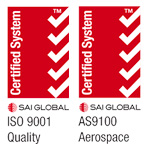 Certified System - ISO 9001 and AS9100