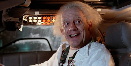 Dr. Emmett Brown form Back To The Future
